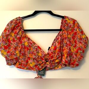 Wild fable (target brand) Very color fun crop top.